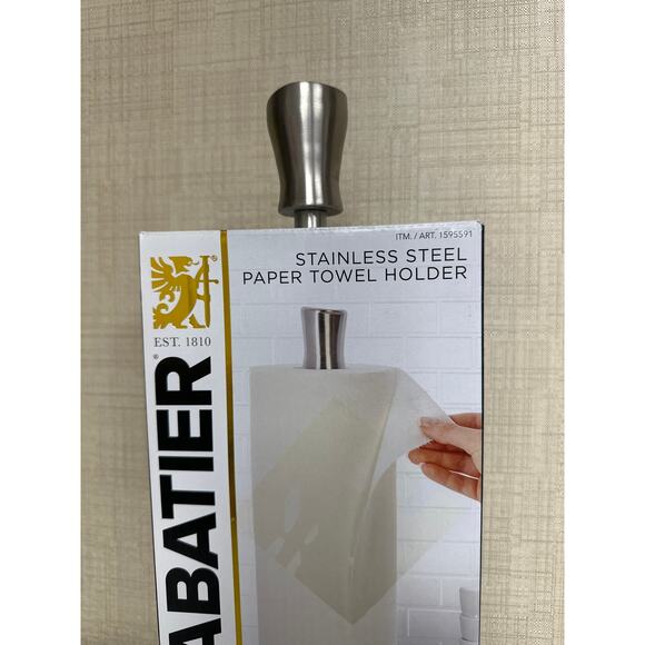 Sabatier Stainless Steel Paper Towel Holder - Picture 4 of 5